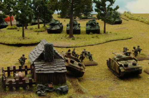 Advance into the forest