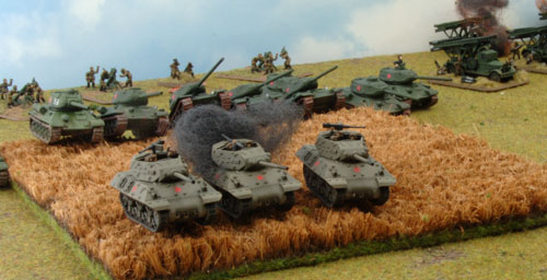 The advancing Soviets