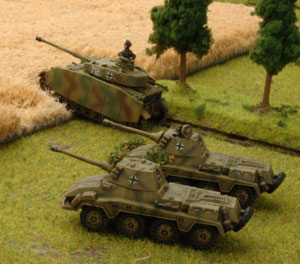 The Company Command Panzer IV and the Pumas