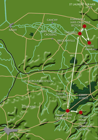Axis of Attack: The Advance to Cerisy Forest