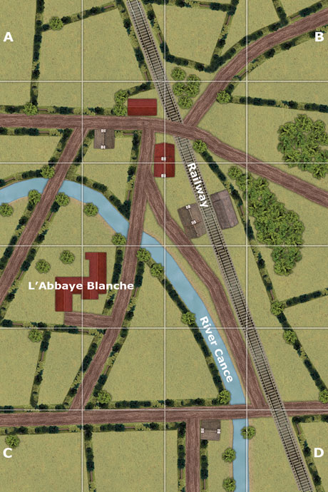 L’Abbaye Blanche Game Map