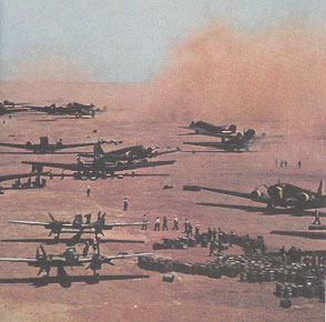 German airfield in North Africa