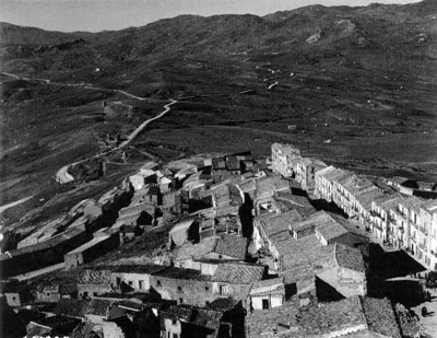 Looking down from Troina in 1943