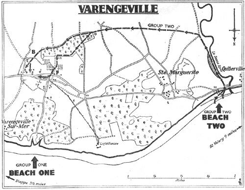 Varengeville Raid Map