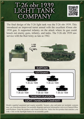 T-26 obr 1939 Light Tank Company (SBX22)