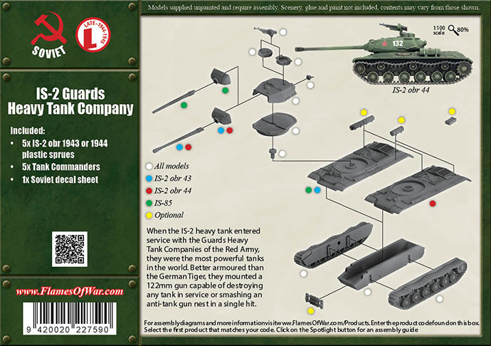 IS-2 Guards Heavy Tank Company (Plastic) (SBX36)