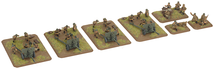 ZiS Gun Battery (Plastic) (SBX34)