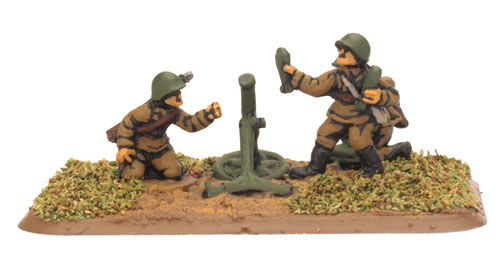 Soviet Mortar Team