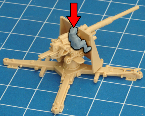 Assembling The 8.8cm FlaK36 gun