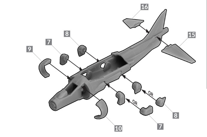 Harrier Assembly (TUBX26)