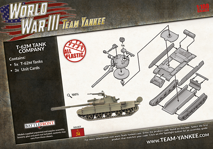 T-62M Tank Company (Plastic) (TSBX19)