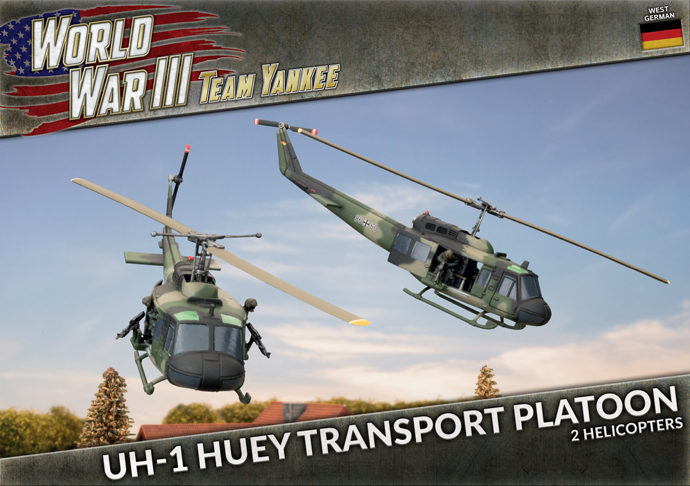UH-1 Huey Transport Platoon (Plastic) (TGBX17)