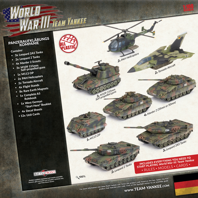 West German Starter Force (Plastic) (TGRAB03)
