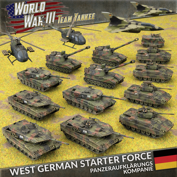 WWIII West German Starter Force - Panzeraufklärungs Kompanie (Plastic) (TGRAB03)