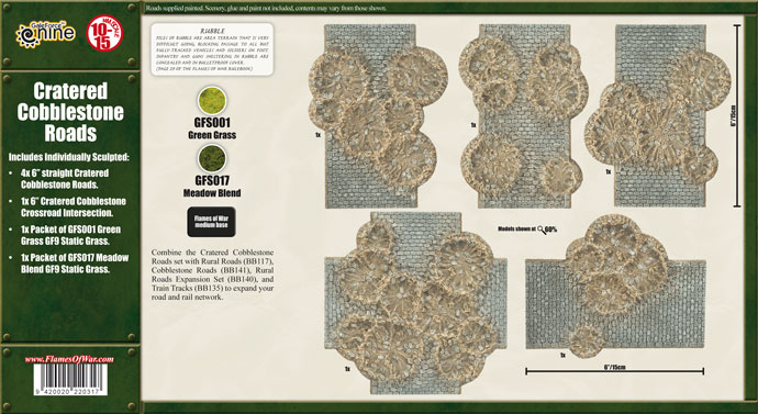 Cratered Cobblestone Roads (BB142)