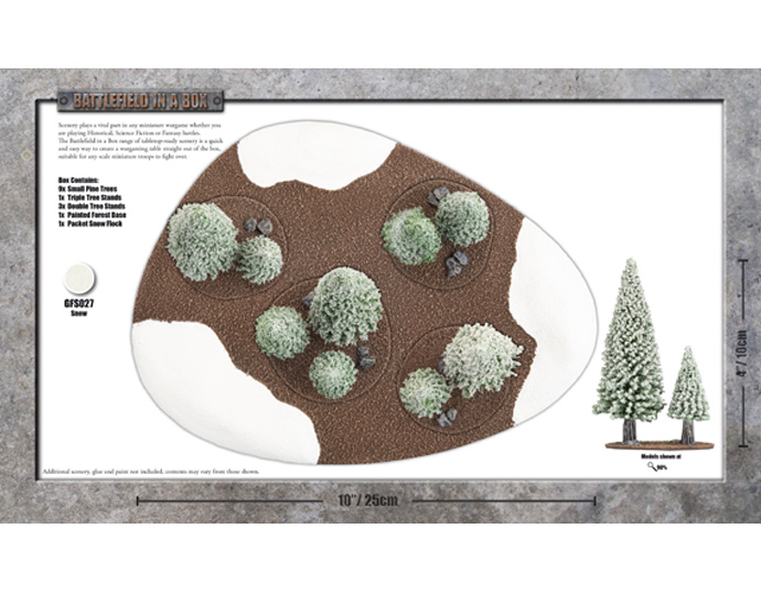 Small Pine Wood: Winter (BB145)