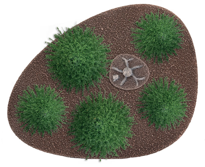 Large Pine Wood Base (BB511)