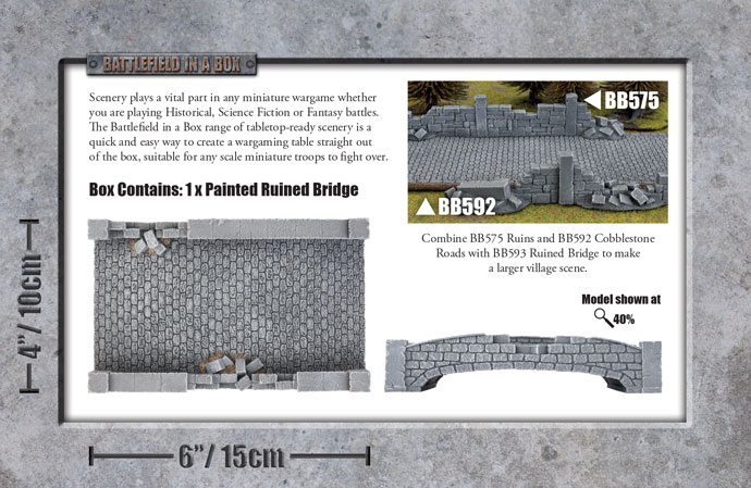 Battlefield in a Box: Wartorn Village - Bridge (BB593)