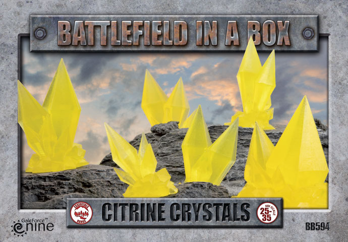 Battlefield in a Box: Citrine Crystals (BB594) 