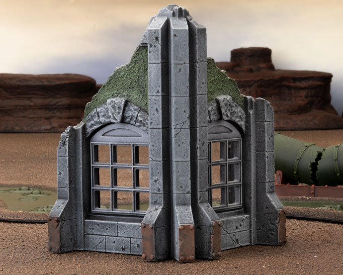 Battlefield in a Box: Battlefield in a Box: Gothic Industrial Small Corner (BB597) 