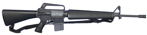 The revised M16A1 isssued during 1967