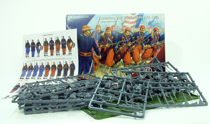 Perry Miniatures American Civil War Zouaves Command Sprue