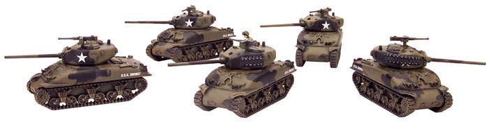 M4A1 (76mm) Sherman Tank Platoon (UBX05)