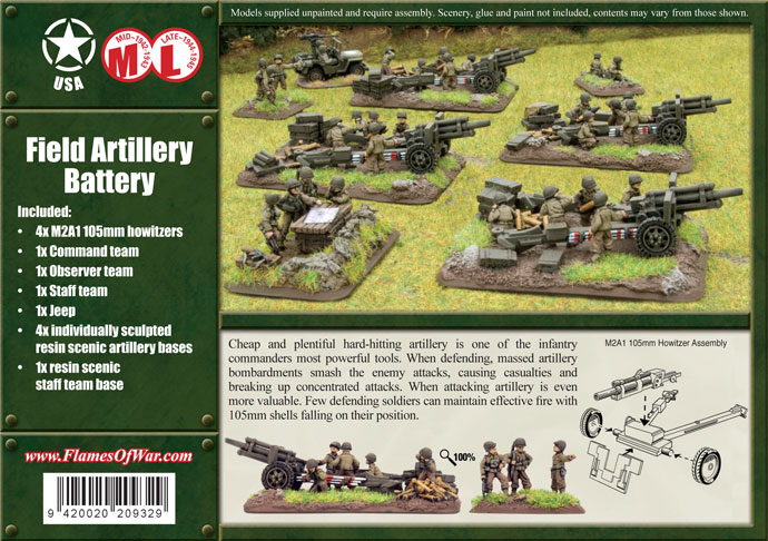 Field Artillery Battery Box Back (UBX07)