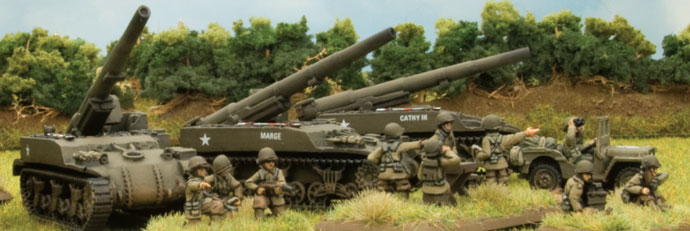 M12 155mm GMC Field Artillery Battery