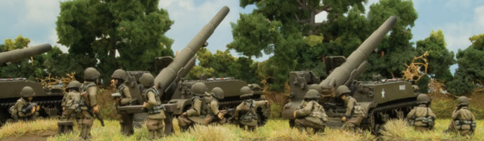 M12 155mm GMC Field Artillery Battery