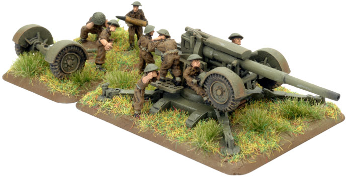 3.7" Heavy Anti-Aricraft Gun Painted for Late War