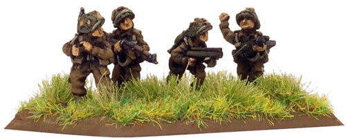 Flame-thrower team