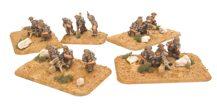Machine-gun Platoon, with 2 sections