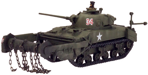Sherman ’Crab’ Flail Tank (BR132) Sherman ’Crab’ Flail Tank (BR132)