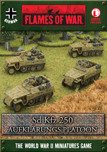 Sd Kfz 250 Aufkl&auml;rungs Platoon (GBX40)