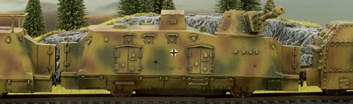 BP44 Armoured Train Artillery Car