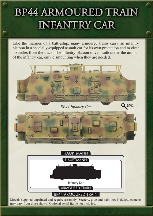 BP44 Armoured Train Infantry Car (GBX64)