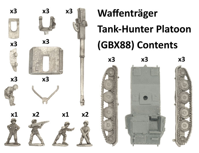 Waffenträger (8.8cm) Tank-hunter Platoon (GBX88)