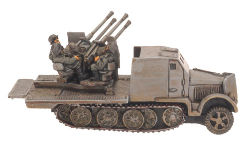 SdKfz 7/1 (Quad 2cm) (GE168), with Armoured Half-track