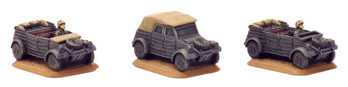 K&uuml;belwagen (x3 Resin) (GE409)