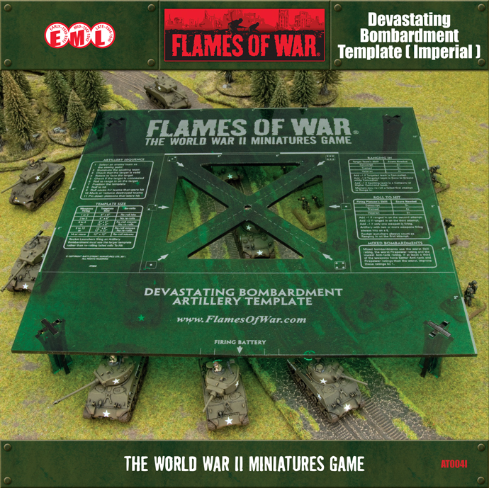 Green Devastating Bombardment Template (Imperial) (AT004I)