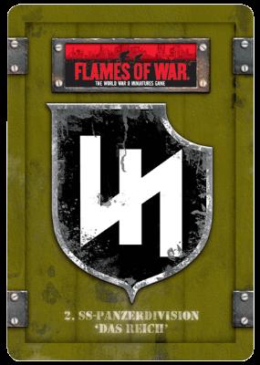 TD010 &lsquo;Das Reich&rsquo; 2. SS-Panzerdivision (Black with white Wolf&rsquo;s Angle)