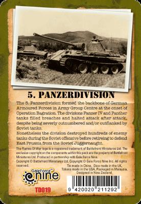 5. Panzerdivision Gaming Set