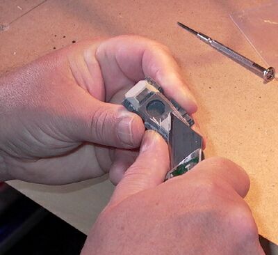 Working on the Hunber Armoured Car