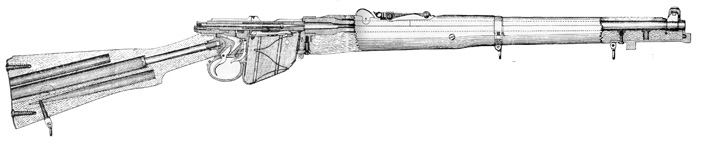 Cross section of SMLE (Short, Magazine, Lee-Enfield)