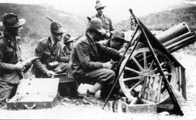 Mountain Artillery with a 75/13 gun