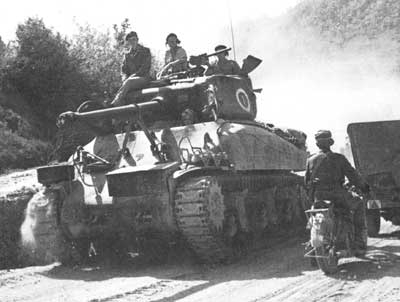 M4A1(76)W (Sherman IIa) in South African service in Italy