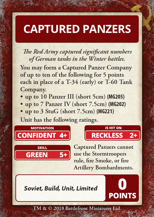 Enemy at the Gates Command Cards (FW246C)