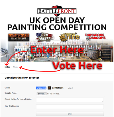 Battlefront UK Open Day Painting Competition