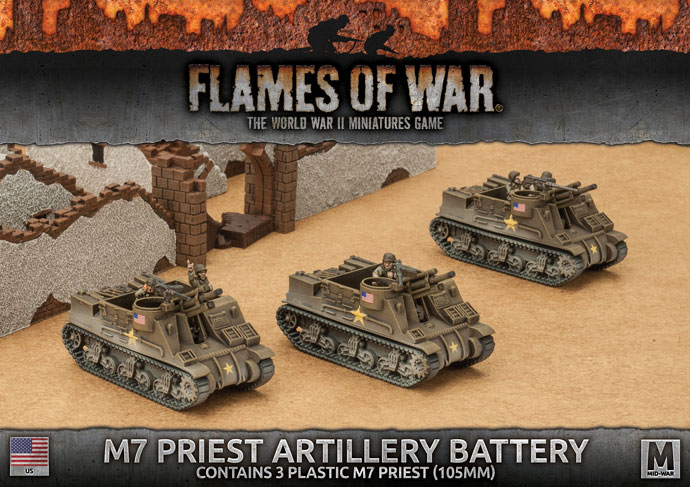 M7 Priest Artillery Battery (Plastic) (UBX54)